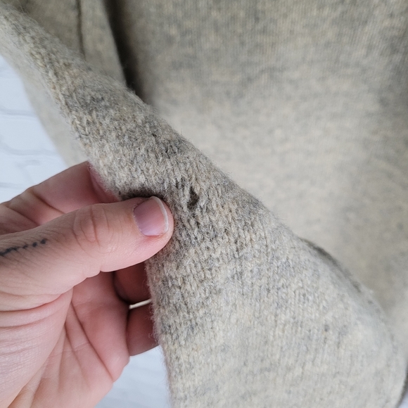 SPRINGFIELD | 100% lambswool high neck ¼ zip knit sweater - Picture 6 of 9